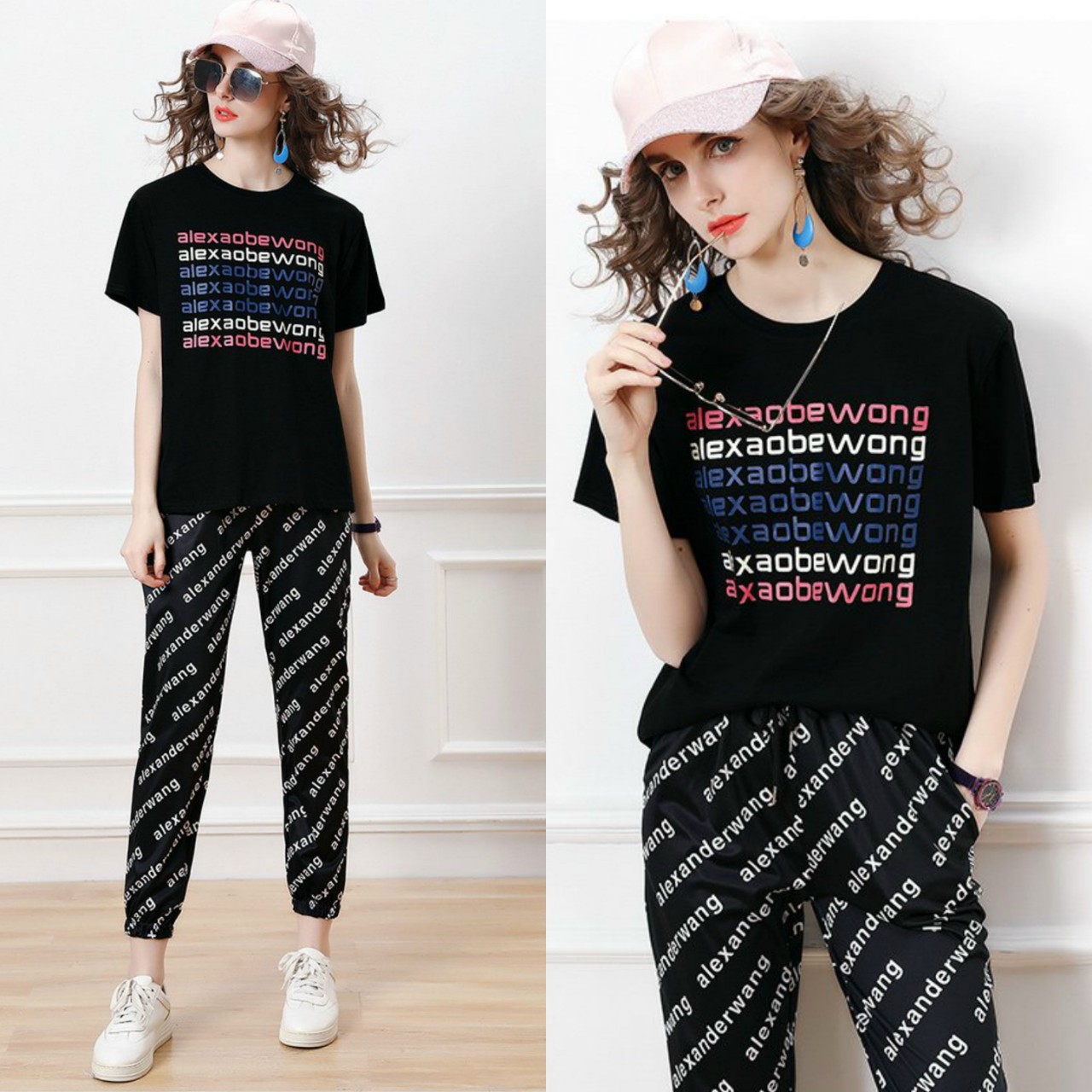 Set Bộ Thời Trang Phối Chữ - BTN258